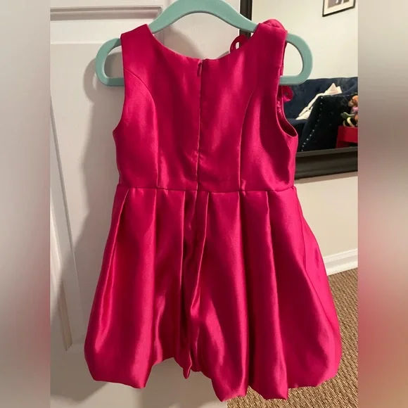 🩷BAKER by Ted Baker NWOT Barbie pink toddler dress size 2-3 - Picture 2 of 9